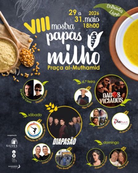 VIII Mostra de Papas de Milho, de 29 a 31 de Maio