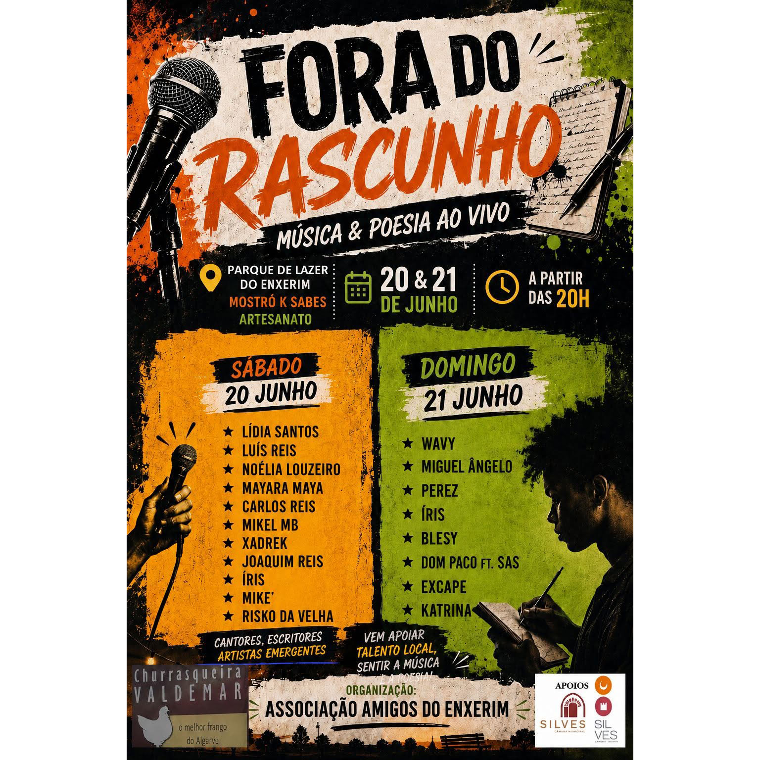 fora do rascunho